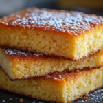 Mixing the ingredients for low-sodium cornbread