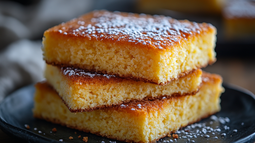Mixing the ingredients for low-sodium cornbread